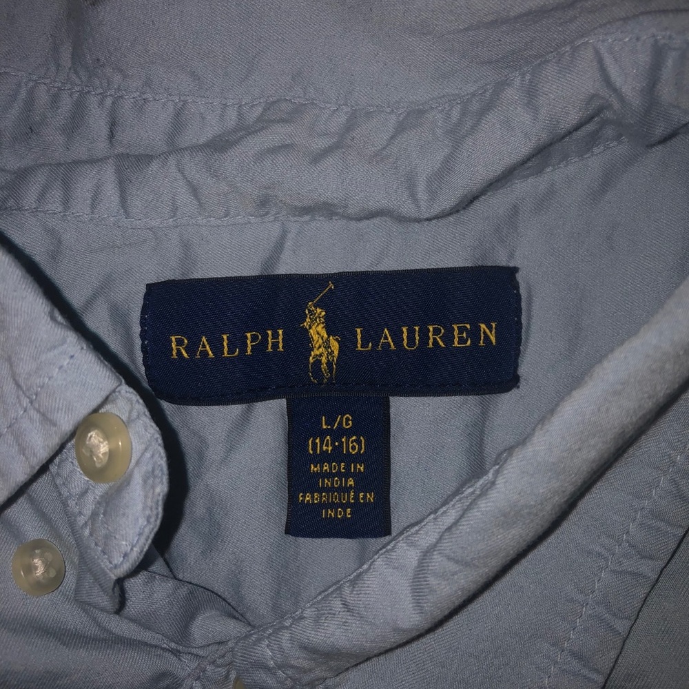 Polo shirt.kids size large